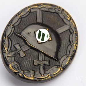 Wound Badge 1939 (second type) in black Counter-relief Brass