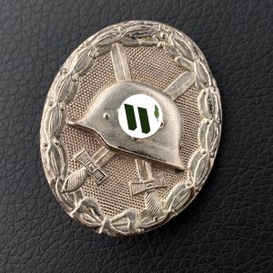 Wound Badge 1939 (second type) in silver [Schauerte & Hohfeld] Solid Buntmetall