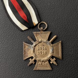 Honour Cross of the World War 1914–1918 with swords [Christian Lauer] Stamp - L. (above) NBG.  