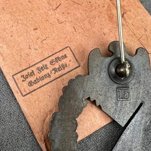 Infantry Assault Badge in bronze [Josef Feix & Söhne] Original packaging