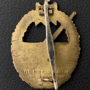 Marine Artillery War Badge [C. E. Junсker] Buntmetall