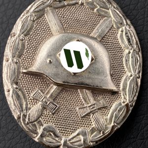 Wound Badge 1939 (second type) in silver [Schauerte & Hohfeld] Solid Buntmetall