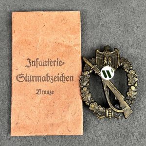 Infantry Assault Badge in bronze [Josef Feix & Söhne] Original packaging