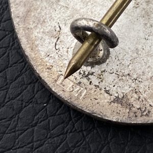 Wound Badge 1939 (second type) in silver [Schauerte & Hohfeld] Solid Buntmetall