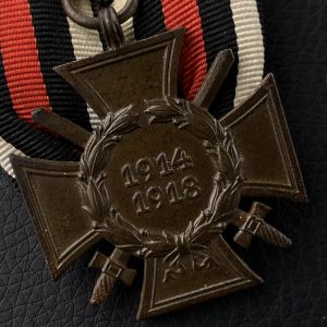 Honour Cross of the World War 1914–1918 with swords    Single medal block