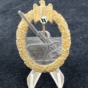 Marine Artillery War Badge [Hermann Aurich] Zinc