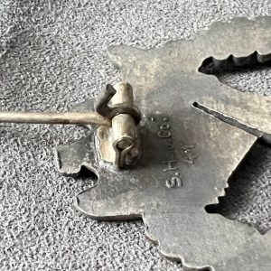 Infantry Assault Badge in silver [Sohni, Heubach & Co.] Restored