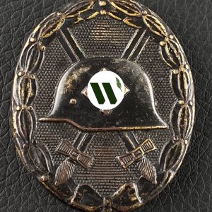 Wound Badge 1939 (second type) in black Counter-relief