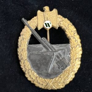 Marine Artillery War Badge [Hermann Aurich] Zinc