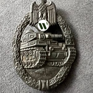Panzer Badge in silver