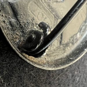 Wound Badge 1939 (second type) in black [Carl Wild] Counter-relief