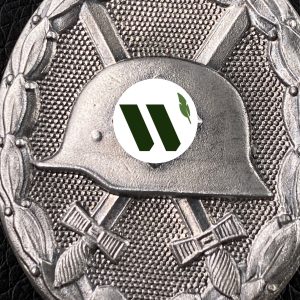 Wound Badge 1939 (second type) in silver [Steinhauer & Luck] Solid Zinc