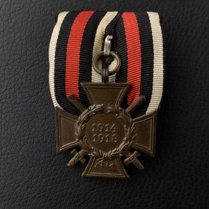 Honour Cross of the World War 1914–1918 with swords    Single medal block