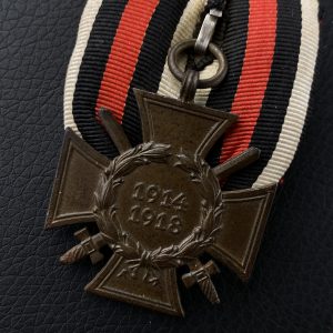 Honour Cross of the World War 1914–1918 with swords    Single medal block
