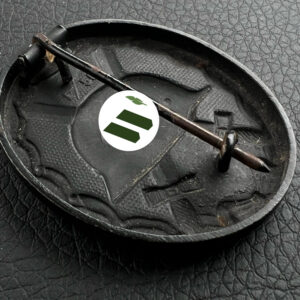 Wound Badge 1939 (second type) in black [Funcke & Brüninghaus] Counter-relief