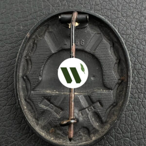 Wound Badge 1939 (second type) in black [Funcke & Brüninghaus] Counter-relief