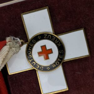 Order The German Red Cross I class The Weimar Republic Sample from 1922–1934 [Gebr. Godet&Co.] Original case 