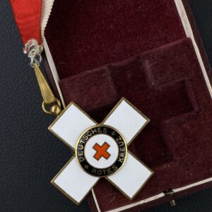 Order The German Red Cross I class The Weimar Republic Sample from 1922–1934 [Gebr. Godet&Co.] Original case 