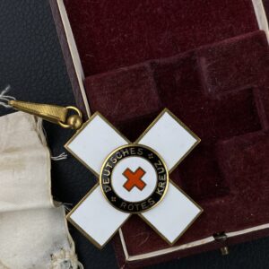 Order The German Red Cross I class The Weimar Republic Sample from 1922–1934 [Gebr. Godet&Co.] Original case 
