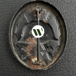 Wound Badge 1939 (second type) in black Counter-relief