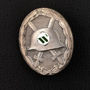 Wound Badge 1939 (second type) in silver [Paul Meybauer] Solid Zinc