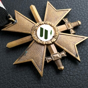 War Merit Cross 2nd Class with swords    A rare type with an enlarged swastika