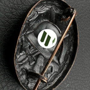 Wound Badge 1939 (second type) in black Counter-relief Damage