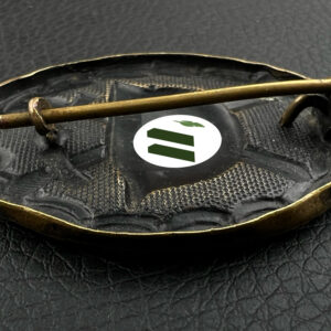 Wound Badge 1939 (second type) in black [Wilhelm Deumer K.G.] Counter-relief