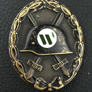 Wound Badge 1939 (second type) in black [Wilhelm Deumer K.G.] Counter-relief