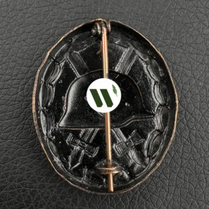 Wound Badge 1939 (second type) in black Counter-relief Damage