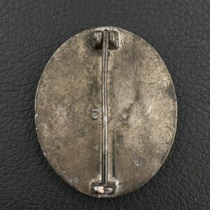 Wound Badge 1939 (second type) in silver [Klein & Quenzer A.G.] Solid