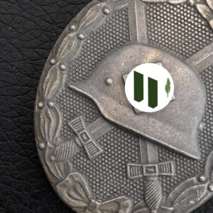 Wound Badge 1939 (second type) in silver [Klein & Quenzer A.G.] Solid Zinc