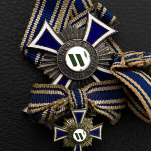 Cross of Honour of the German Mother in silver   Set: dress miniature