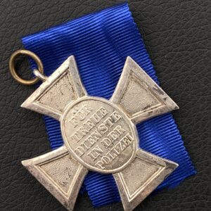 18-Year Long Service Award in the police [Alois Rettenmaier]  Original case