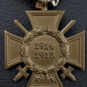 Honour Cross of the World War 1914–1918 with swords [Joseph Kopphold] Stamp - JK (in a triangle) 