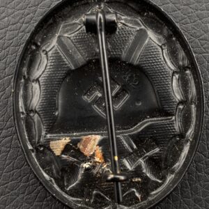 Wound Badge 1939 (second type) in black [Wilhelm Hobacher] Counter-relief Original packaging