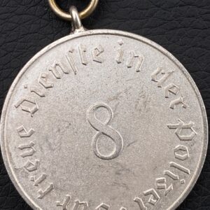 8-Year Long Service Award in the police   