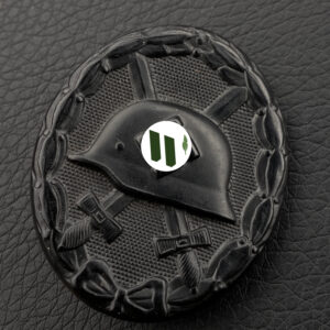 Wound Badge 1939 (second type) in black [Wilhelm Hobacher] Counter-relief Original packaging