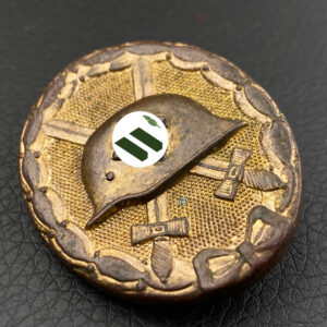 Wound Badge 1939 (second type) in gold [Grossman & Co.] Solid Buntmetall