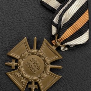 Honour Cross of the World War 1914–1918 with swords [Joseph Kopphold] Stamp - JK (in a triangle) 