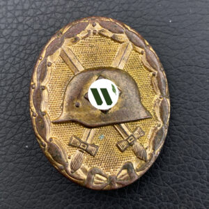 Wound Badge 1939 (second type) in gold [Grossman & Co.] Solid Buntmetall