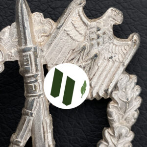 Infantry Assault Badge in silver Zinc Mint