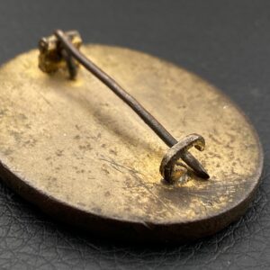 Wound Badge 1939 (second type) in gold [Grossman & Co.] Solid Buntmetall