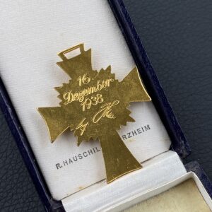 Cross of Honour of the German Mother in gold [Robert Hauschild] Mint Original case