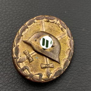 Wound Badge 1939 (second type) in gold [Grossman & Co.] Solid Buntmetall