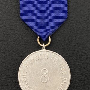 8-Year Long Service Award in the police   