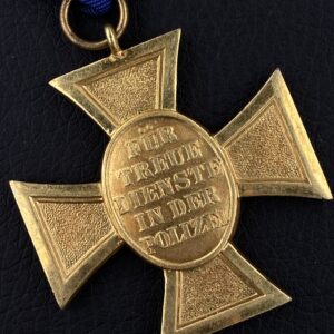 25-Year Long Service Award in the police   