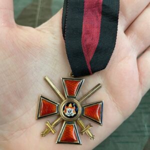 Badge of the Order of St. Prince Vladimir with swords IV class   [Unidentified manufacturer] 