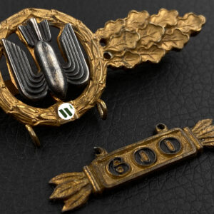 Bomber Badge in gold, with a 