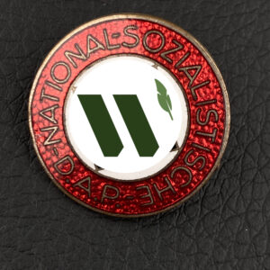 NSDAP Party Badge [Ferdinand Wagner] RZM code: М 1/8 Pin fastening
